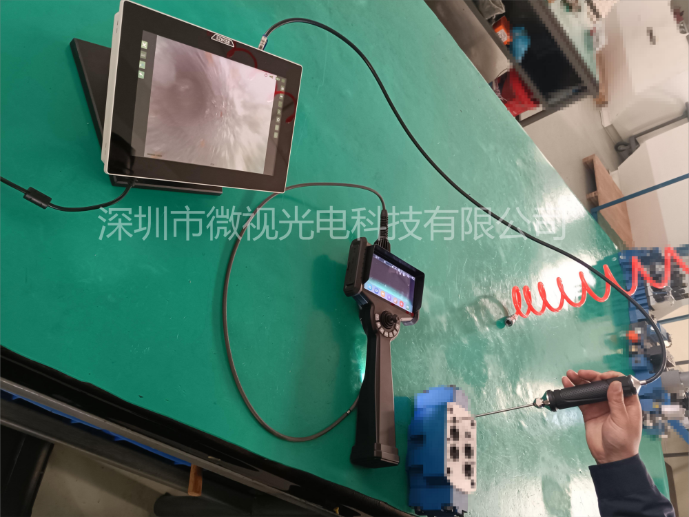 微視光電工業(yè)內(nèi)窺鏡助力液壓閥塊制造企業(yè)精準檢測